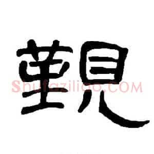 觐