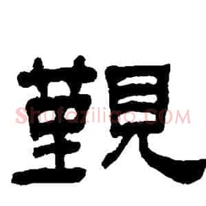觐