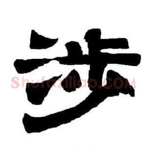 涉