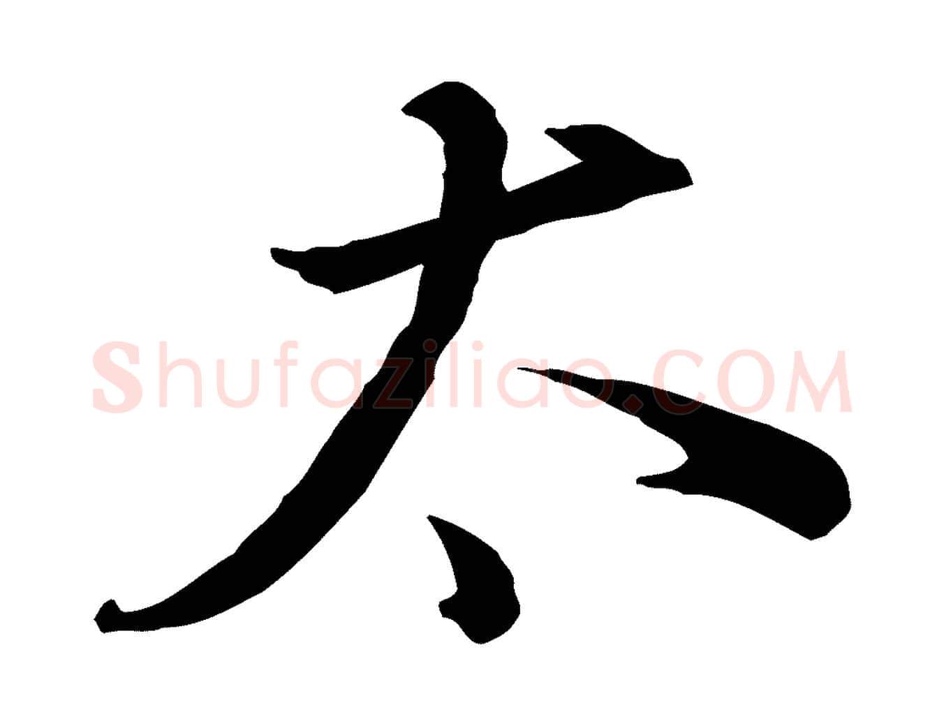 太毛笔行书写法,摘自明代董其昌洛神赋十三行补