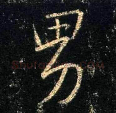 男毛笔行书写法,摘自唐怀仁集王羲之圣教序