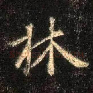 林毛笔行书写法,摘自唐怀仁集王羲之圣教序
