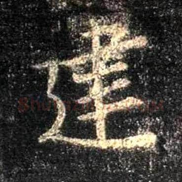 建毛笔行书写法,摘自唐怀仁集王羲之圣教序