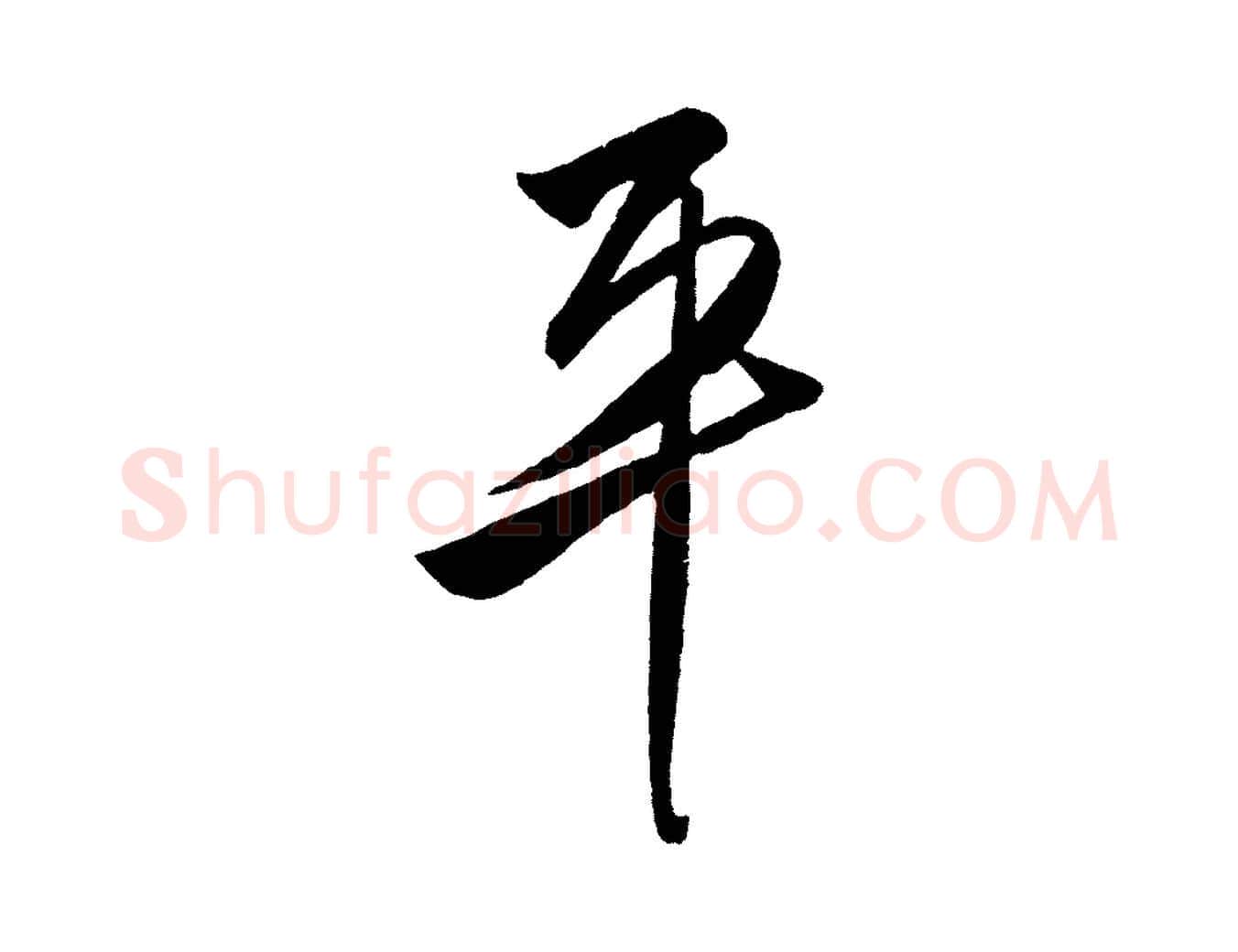 平毛笔行楷写法,摘自明代王守仁与日仁帖