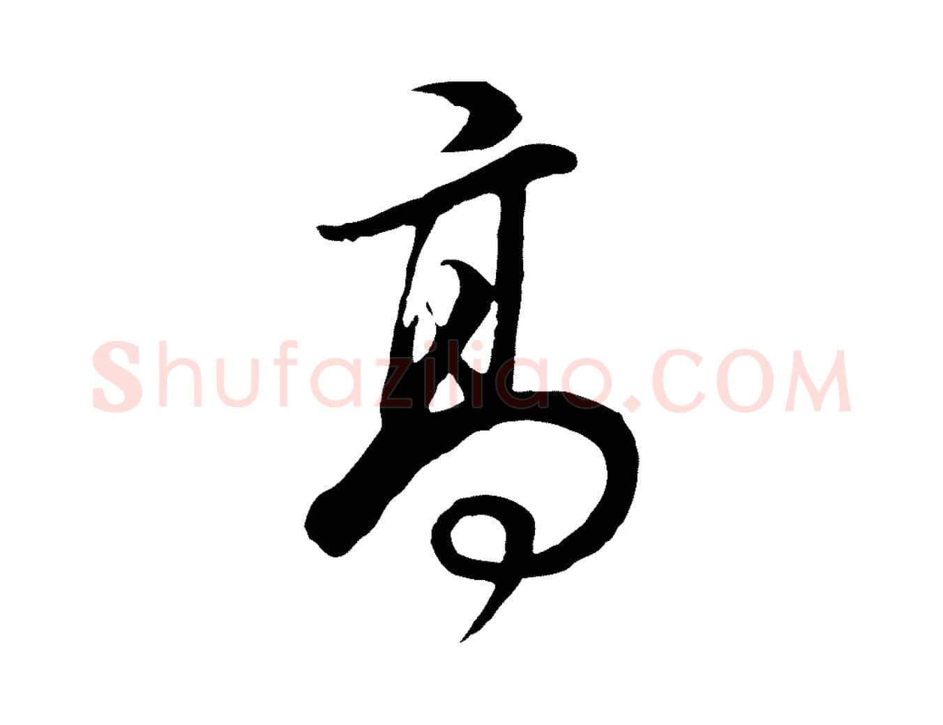 高毛笔行书写法,摘自明代董其昌邵康节先生自着无名公