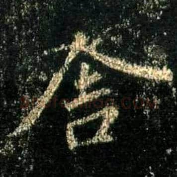 舍毛笔行书写法,摘自唐怀仁集王羲之圣教序