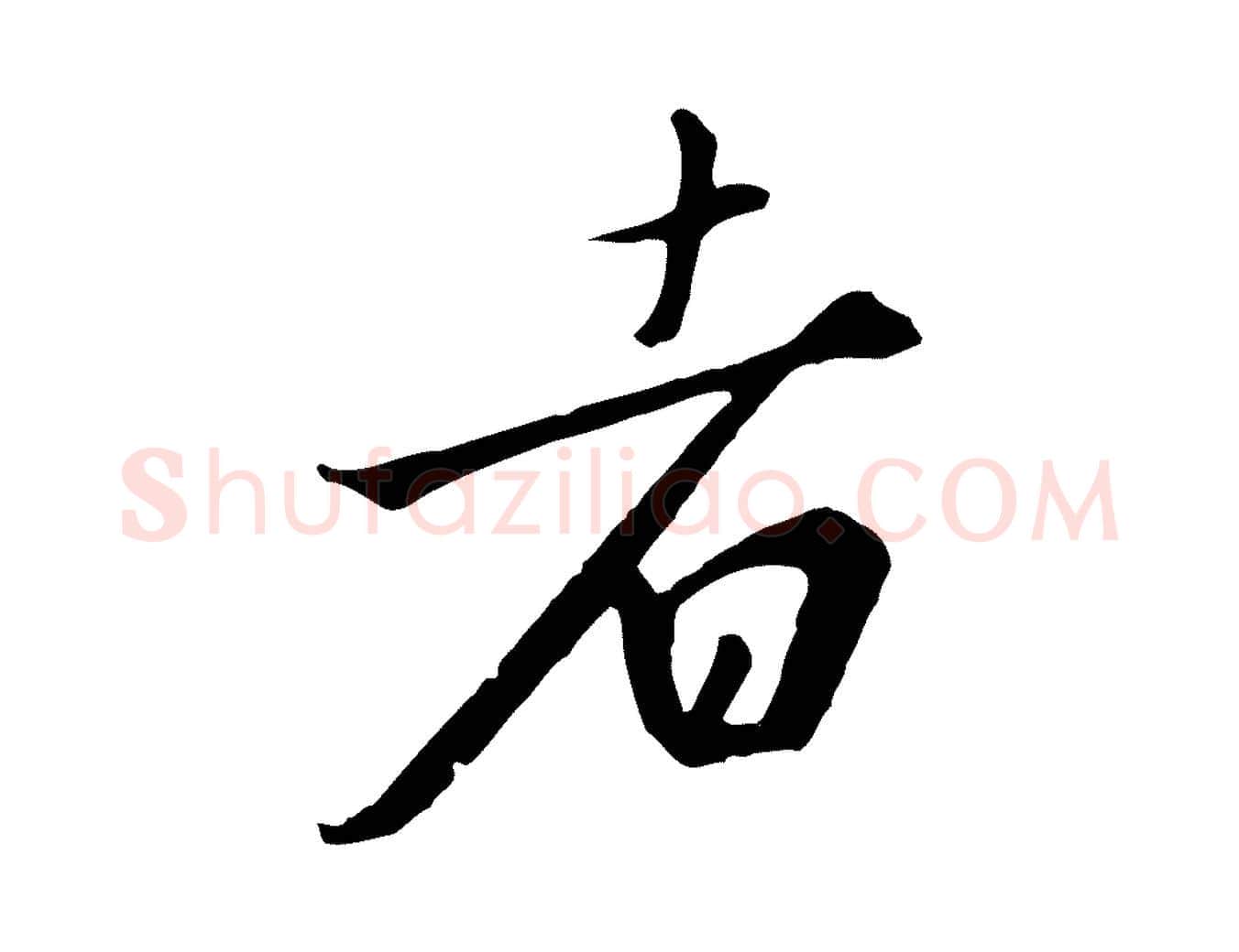 者毛笔行书写法,摘自宋代高宗千字文
