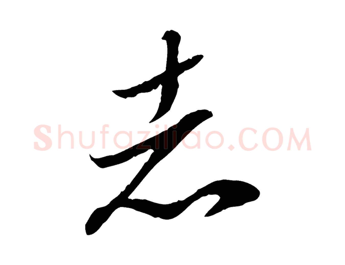 志毛笔行楷写法,摘自明代陈继儒跋安焘批答帖