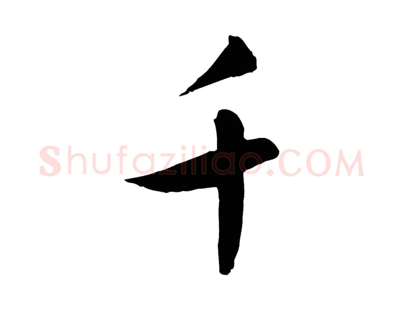 千毛笔行楷写法,摘自明代王直与南云帖