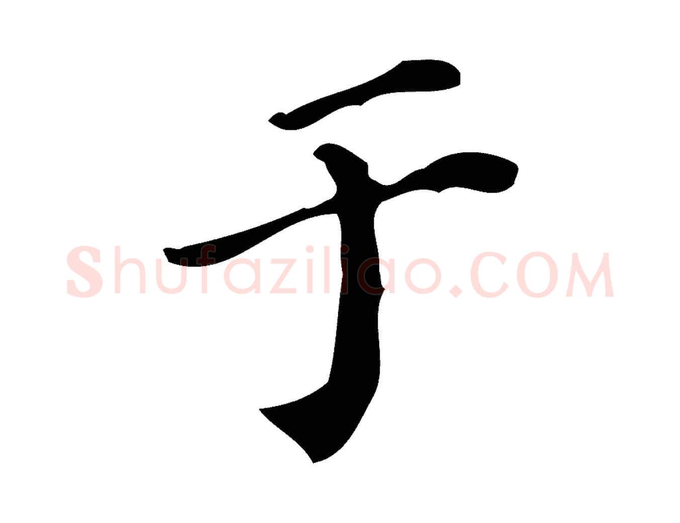 于毛笔行楷写法,摘自明代陆修正跋临右军帖