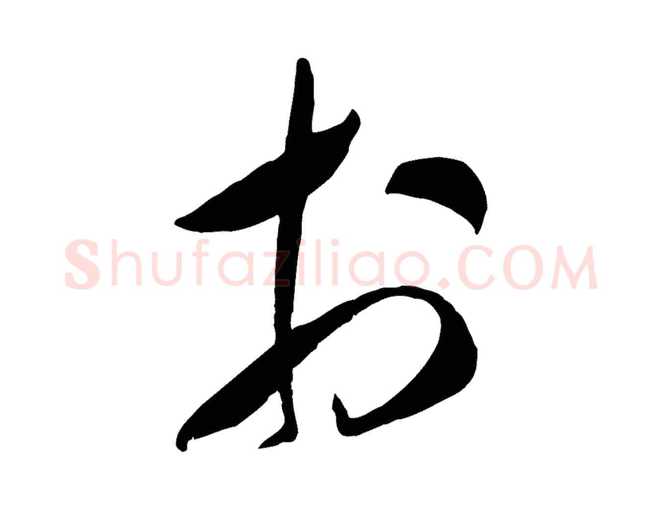 於毛笔行书写法,摘自宋代米芾元日帖