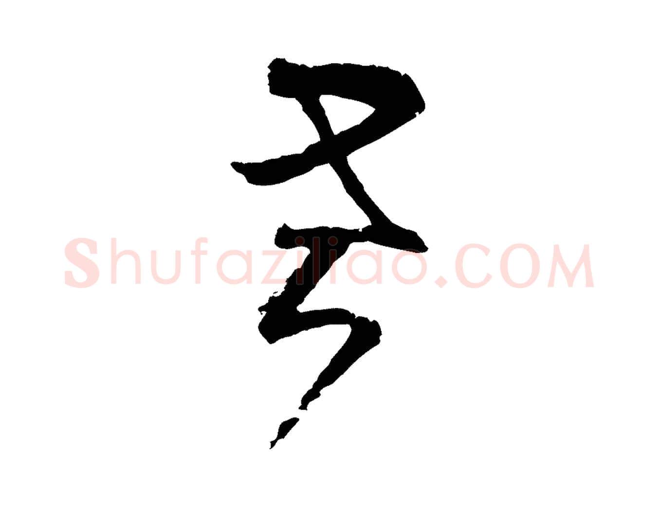 老毛笔行楷写法,摘自宋代杜良臣与忠吾帖