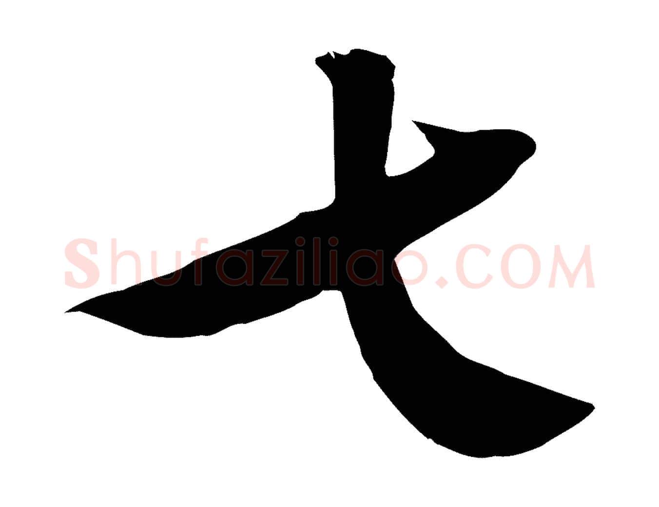 七毛笔行楷写法,摘自明代张弼跋答钱穆父诗帖
