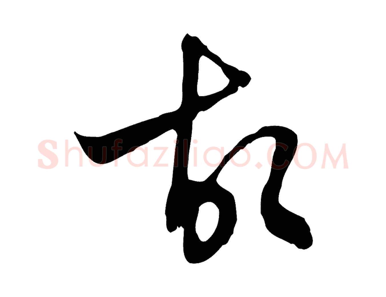 故毛笔行楷写法,摘自明代王稚登跋自书诗帖