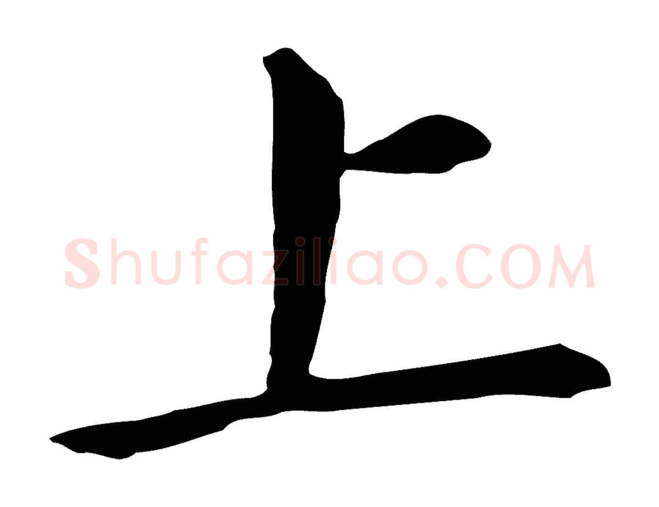 上毛笔行书写法,摘自明代董其昌跋孝经
