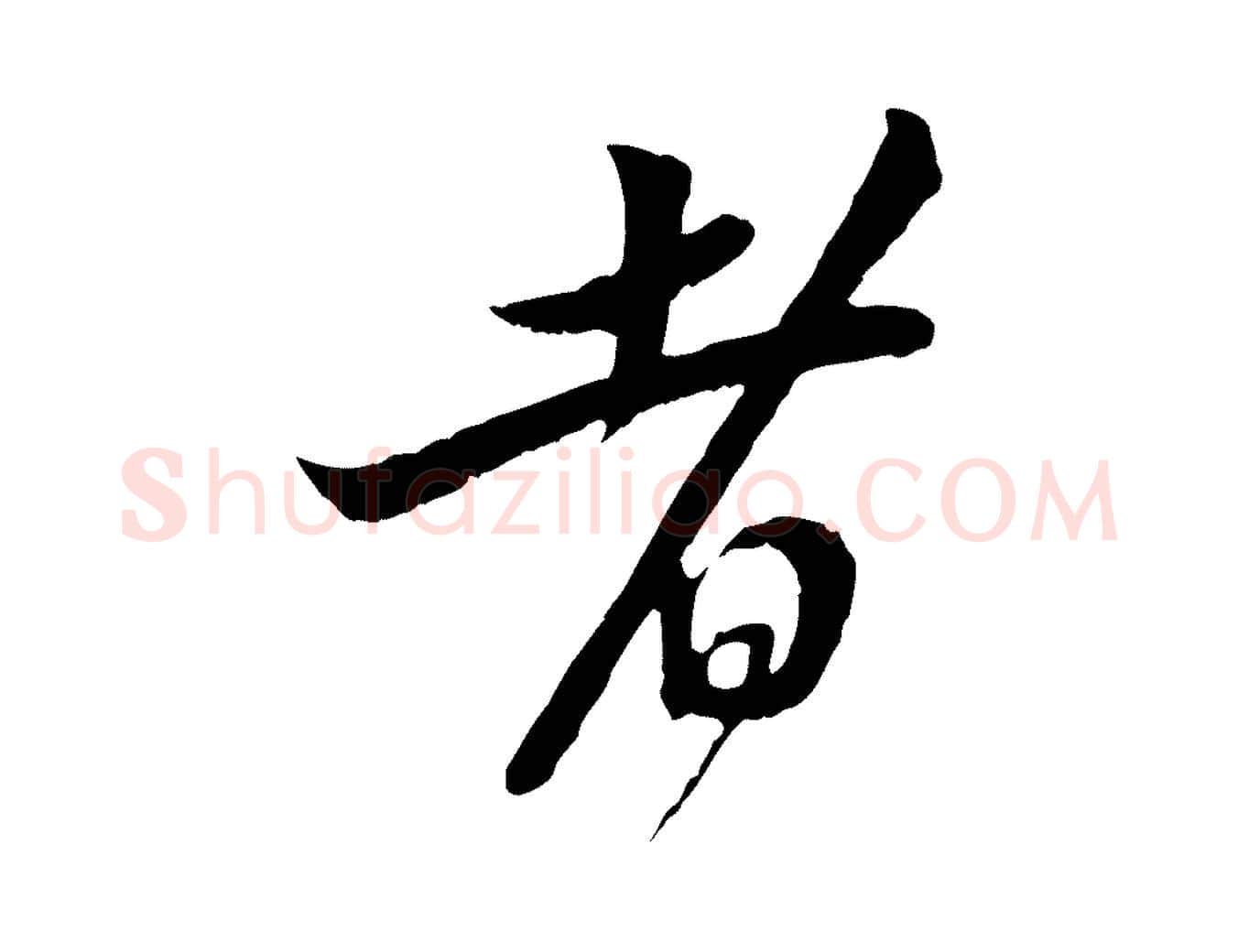 者毛笔行书写法,摘自宋代苏轼与郭廷评帖