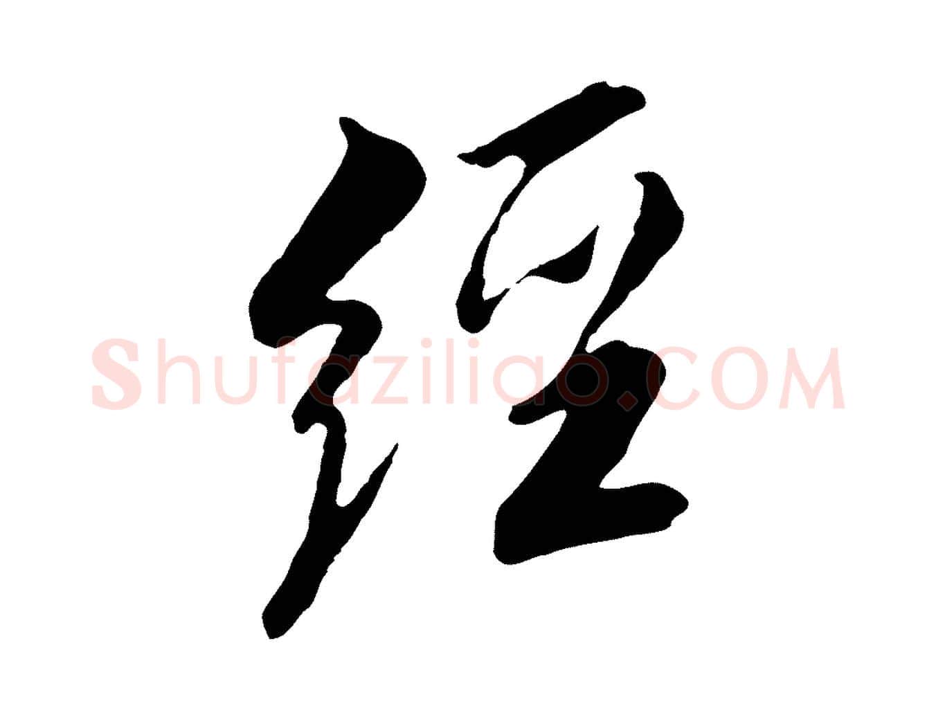 經毛笔行楷写法,摘自明代王肯堂跋伯远帖