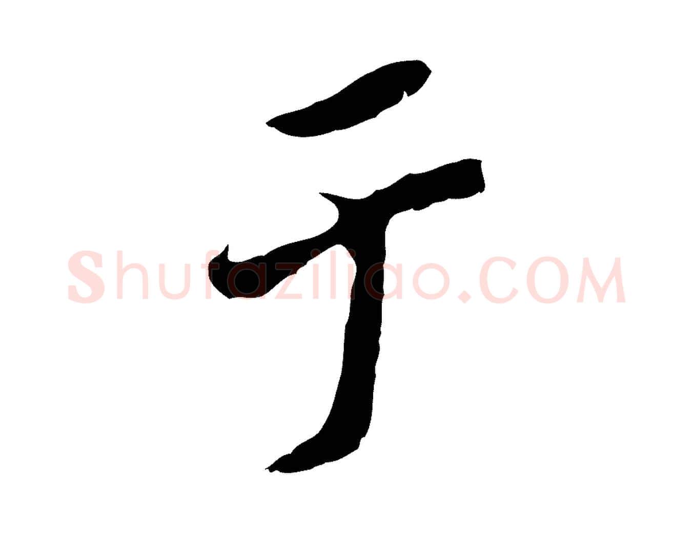于毛笔行书写法,摘自明代董其昌跋孝经