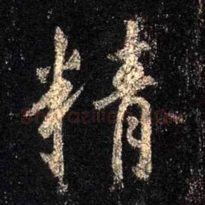 精毛笔行书写法,摘自唐怀仁集王羲之圣教序