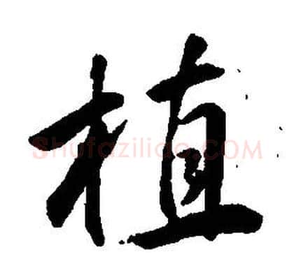 植字康熙毛笔行书书法写法,摘自千字文