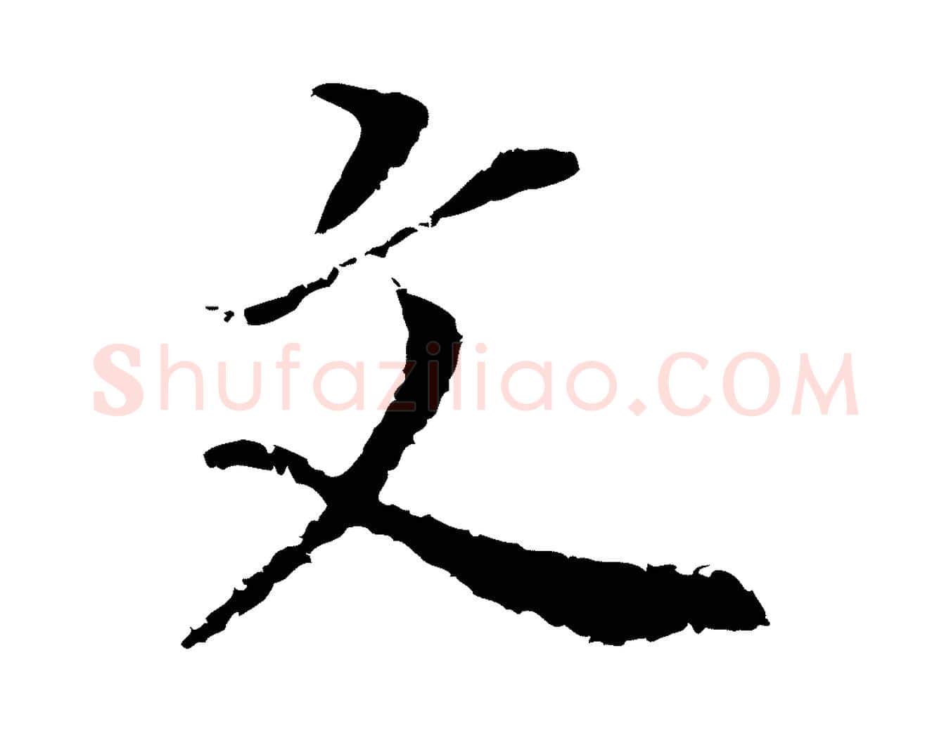 文毛笔行书写法,摘自明代董其昌跋孝经