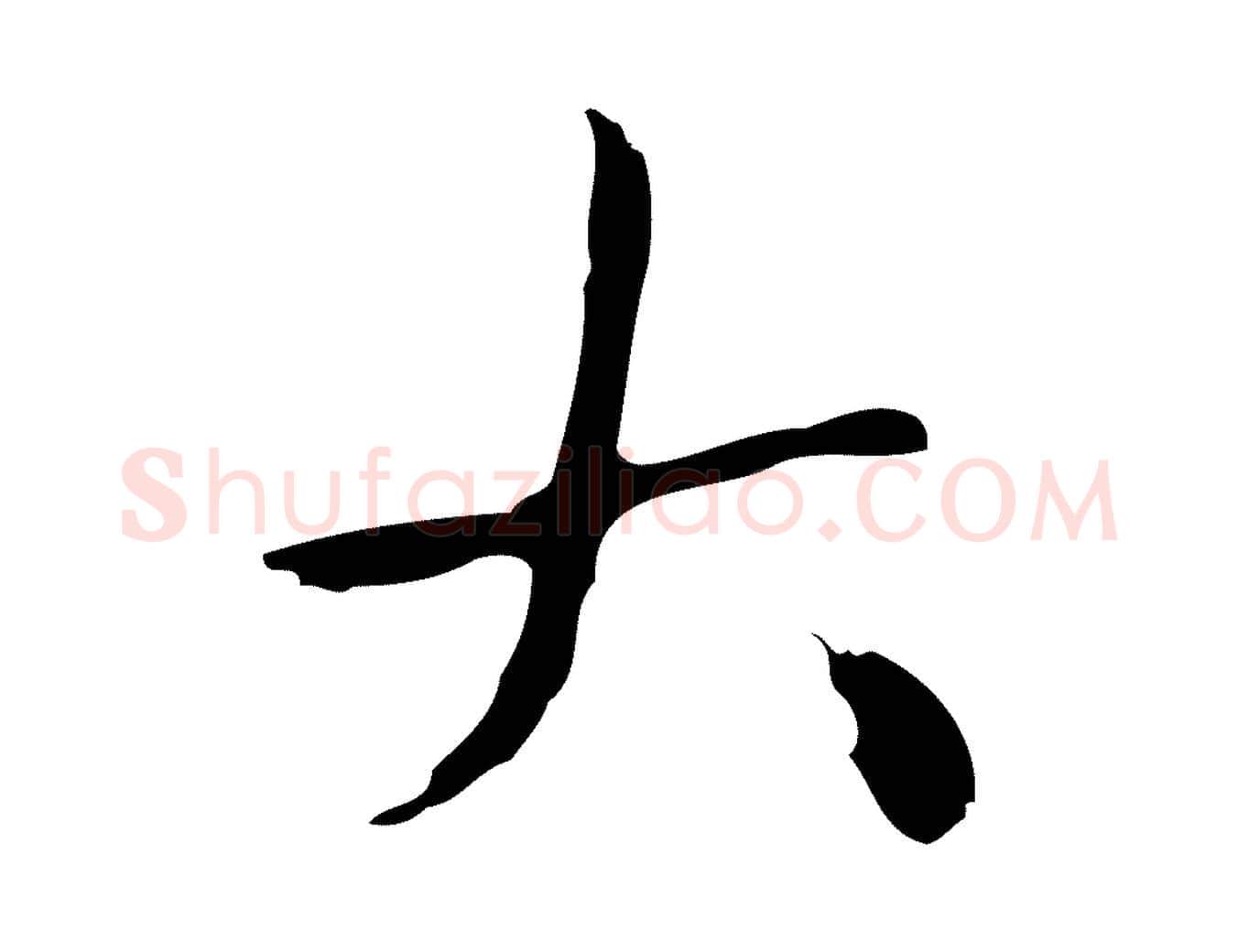 大毛笔行楷写法,摘自明代祝允明刘基诗