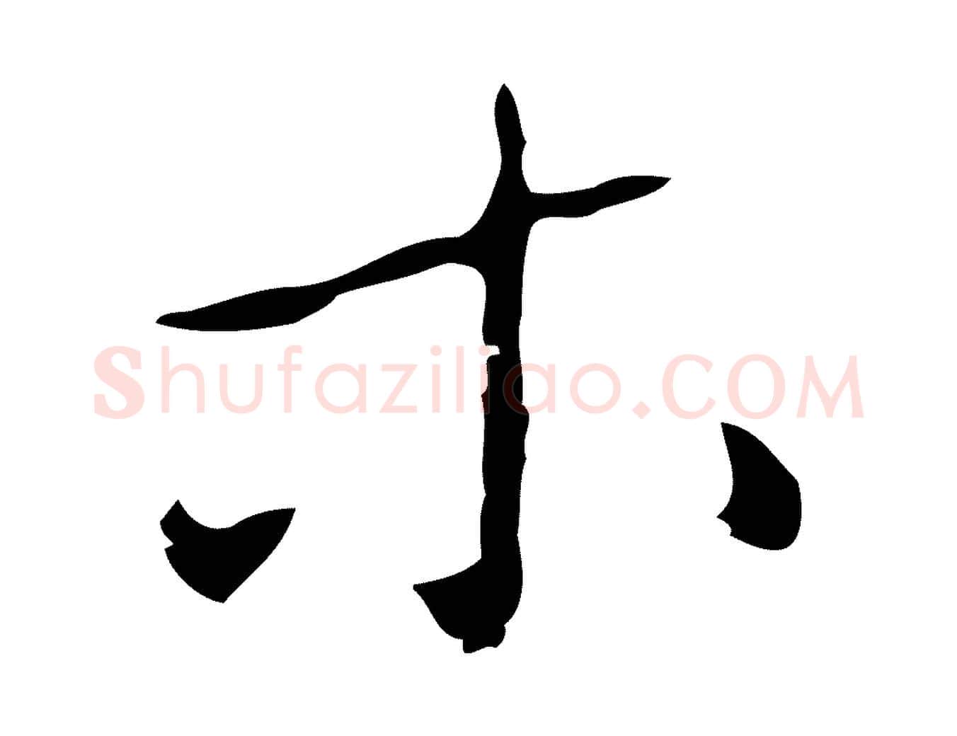 木毛笔行楷写法,摘自明代祝允明刘基诗
