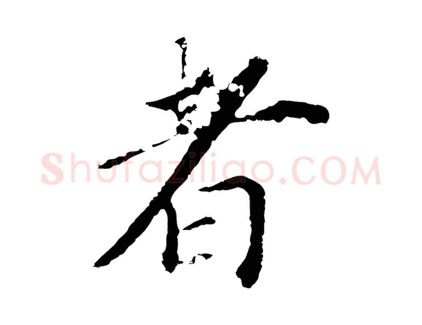 者毛笔行书写法,摘自明代董其昌跋孝经
