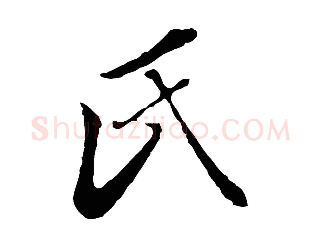 氏毛笔行书写法,摘自明代董其昌跋洛神赋十三行补