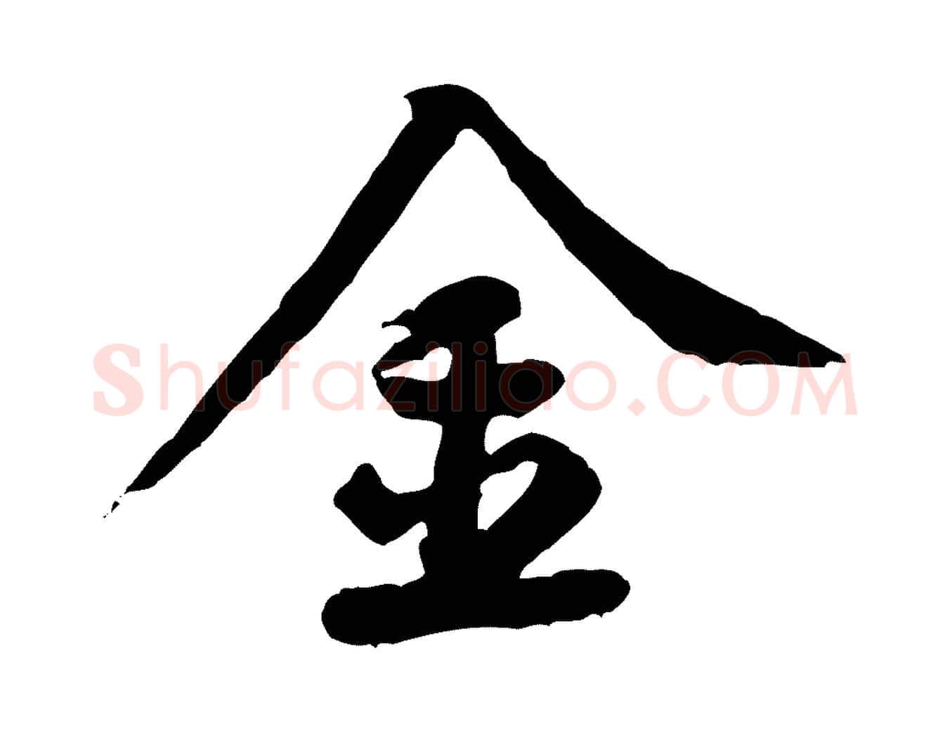 金毛笔行楷写法,摘自宋代黄山谷送刘季展诗