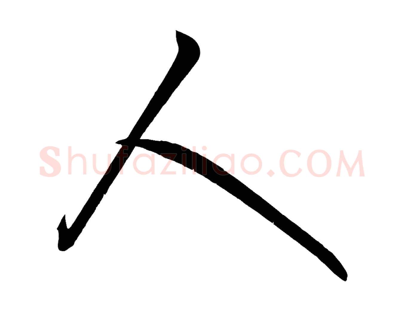 人毛笔行楷写法,摘自明代前有尊酒行
