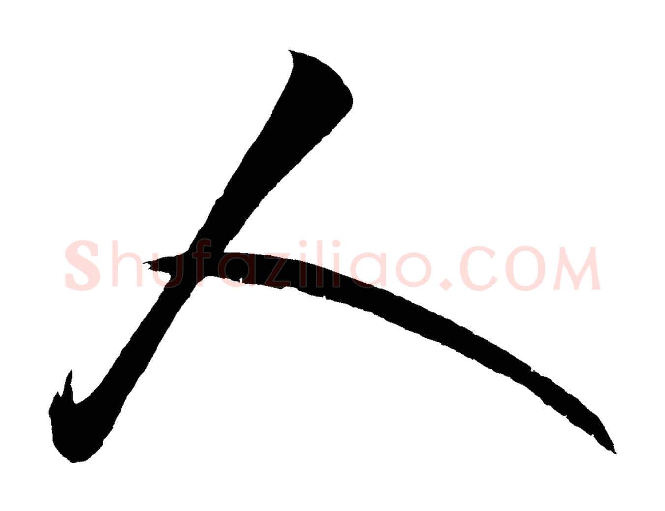 人毛笔行楷写法,摘自明代前有尊酒行
