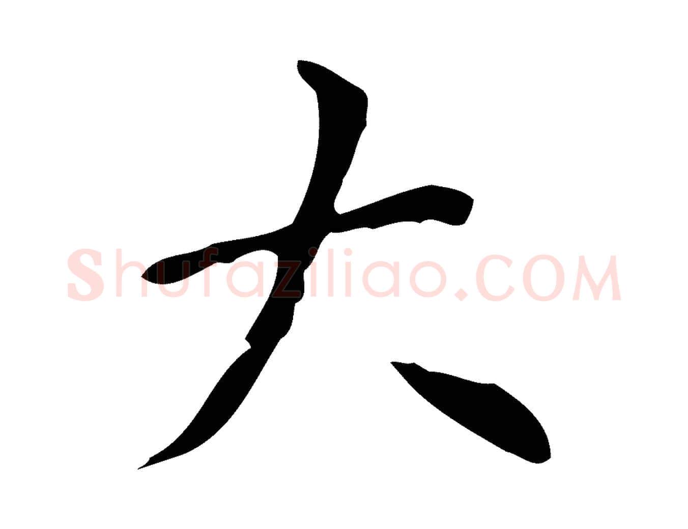 大毛笔行楷写法,摘自明代祝允明跋修史帖