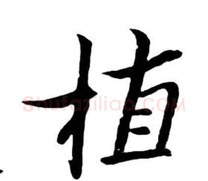 植字朱耷毛笔行书书法写法,摘自千字文