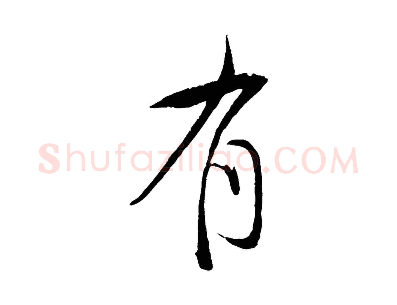 有毛笔行书写法,摘自明代董其昌跋行穰帖