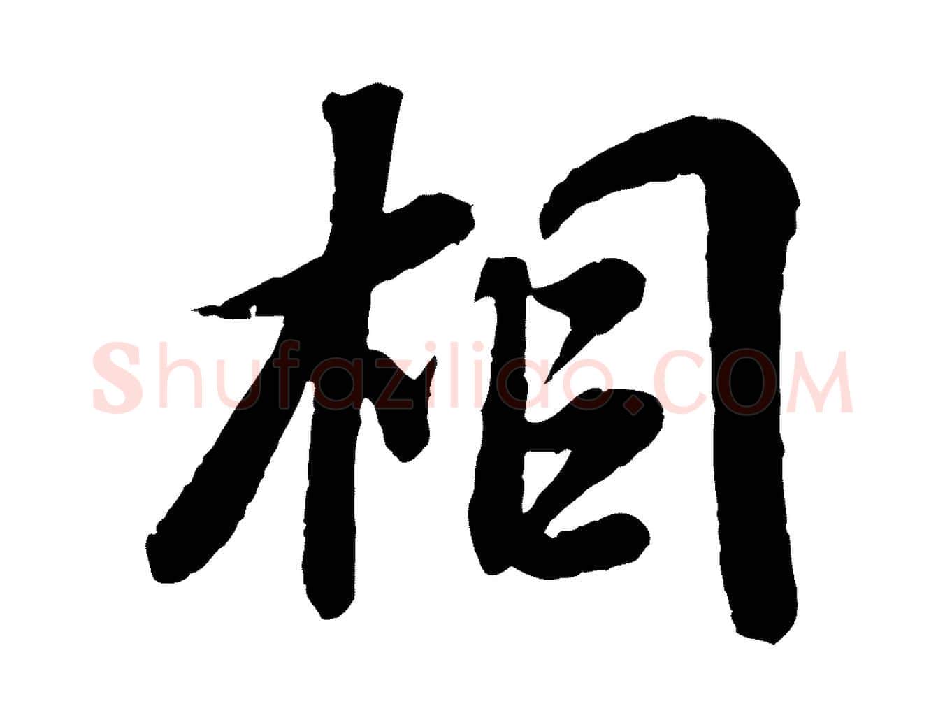 相毛笔行书写法,摘自宋代苏轼次韵王晋卿送梅花一首