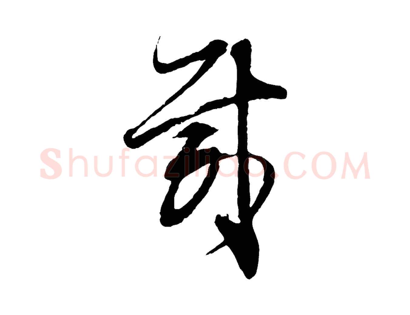 載毛笔行书写法,摘自明代董其昌跋行穰帖