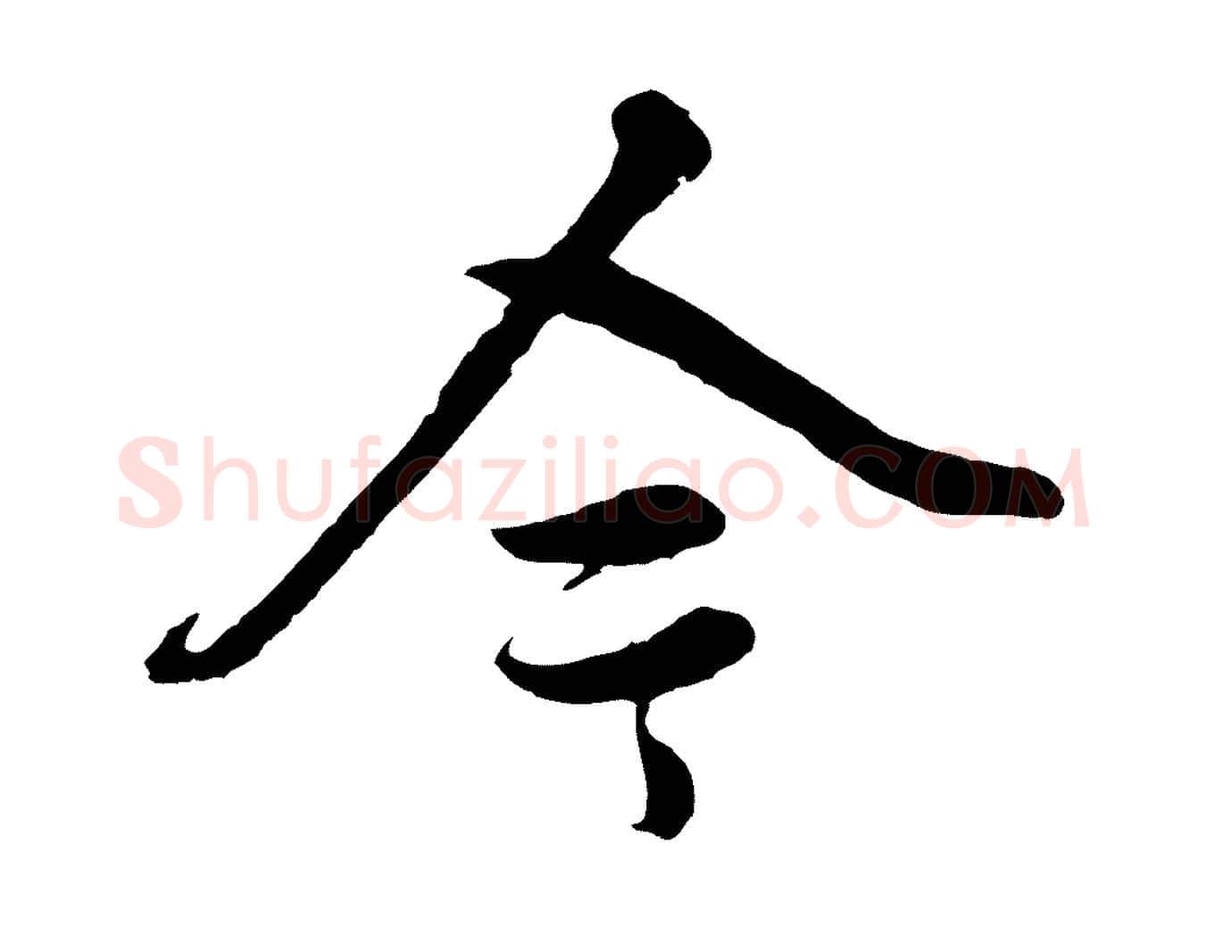 今毛笔行书写法,摘自明代董其昌仿米南宫