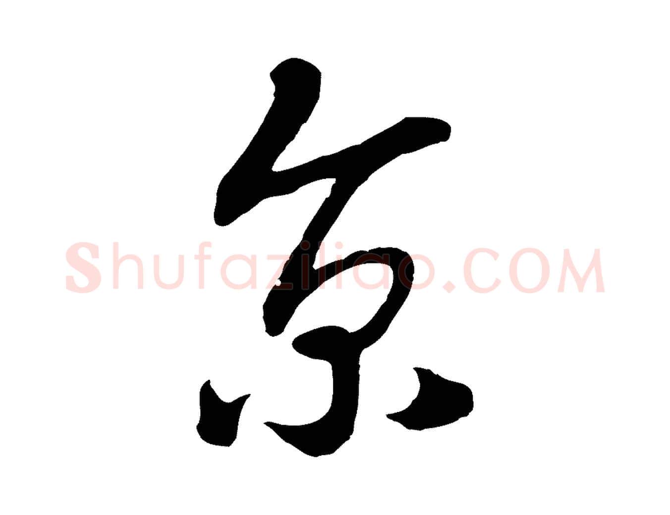 京毛笔行书写法,摘自宋代高宗洛神赋
