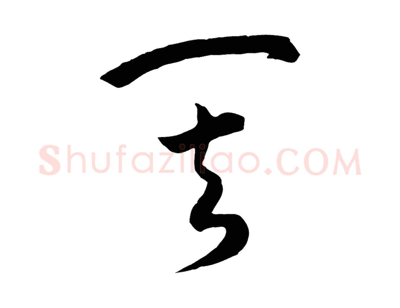 其毛笔行书写法,摘自宋代高宗洛神赋
