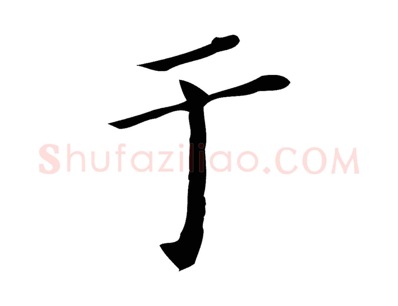于毛笔行书写法,摘自明代董其昌跋双钩兰亭序