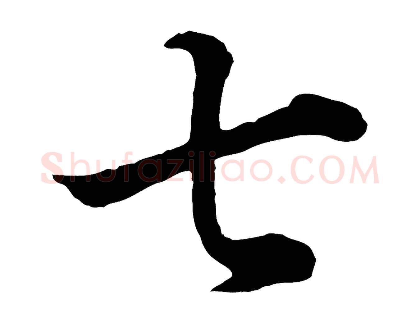 七毛笔行书写法,摘自明代董其昌邵康节先生自着无名公