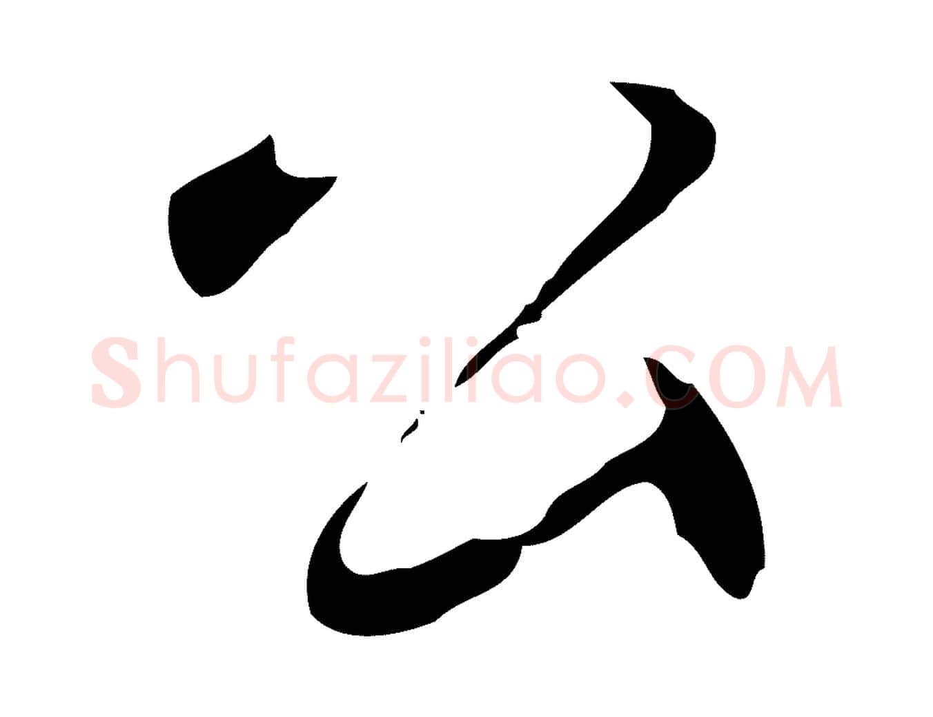公毛笔行楷写法,摘自清代张照跋夏热帖