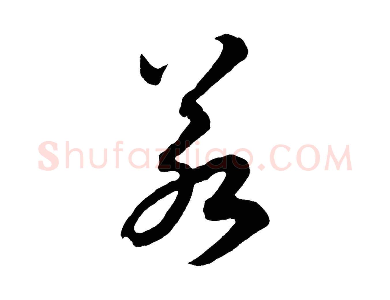 若毛笔行书写法,摘自宋代高宗洛神赋