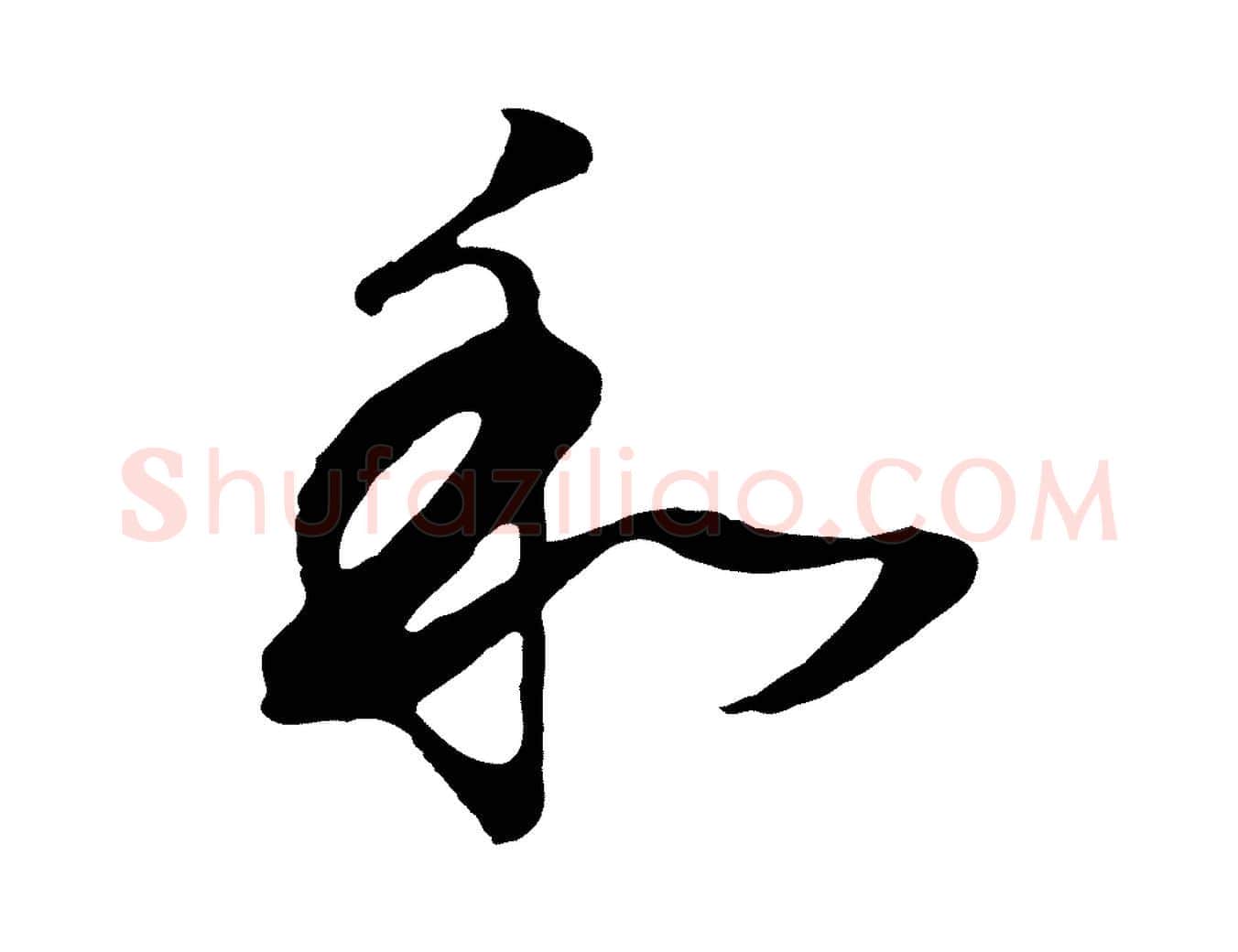 和毛笔行书写法,摘自明代董其昌邵康节先生自着无名公