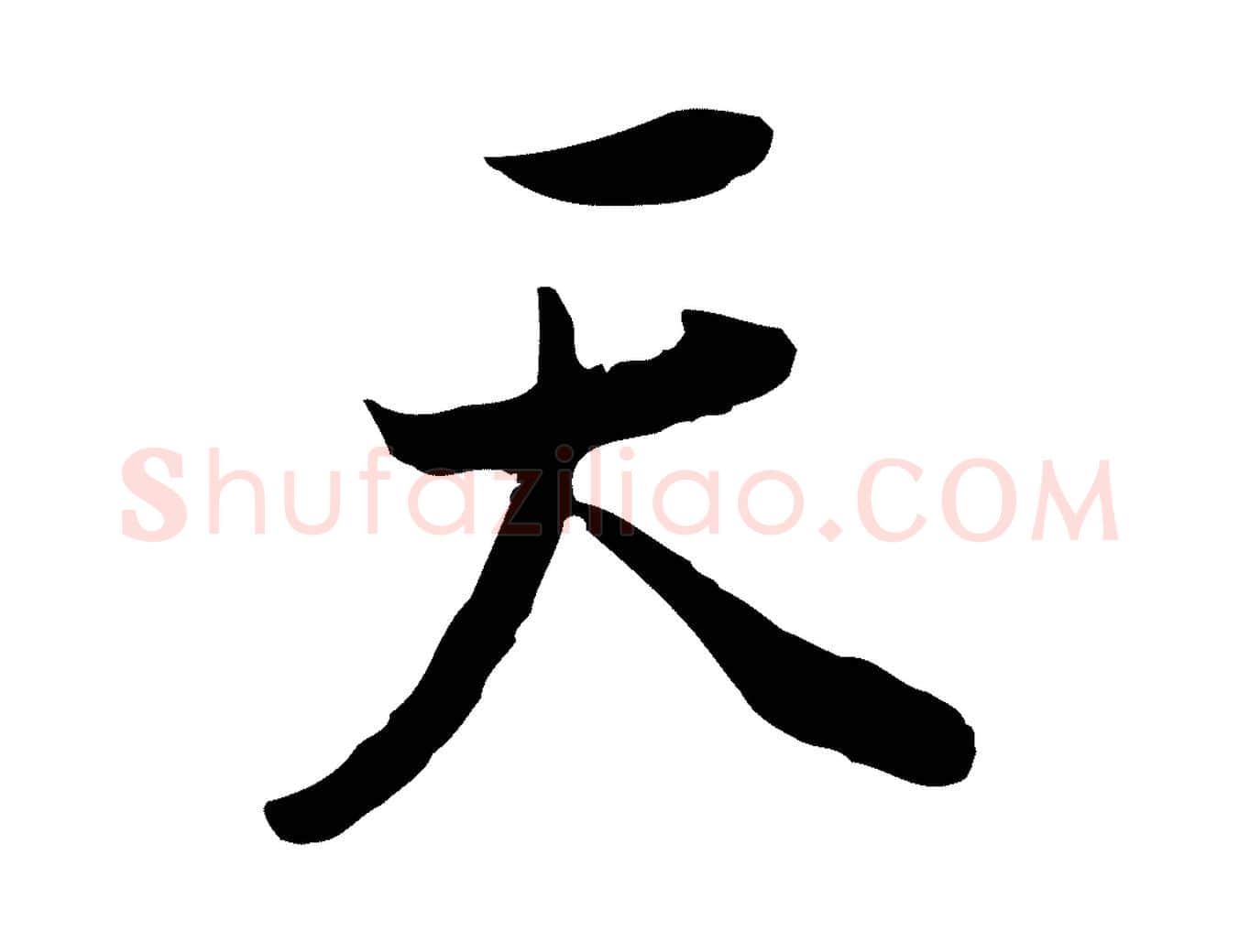 天毛笔行书写法,摘自明代董其昌邵康节先生自着无名公