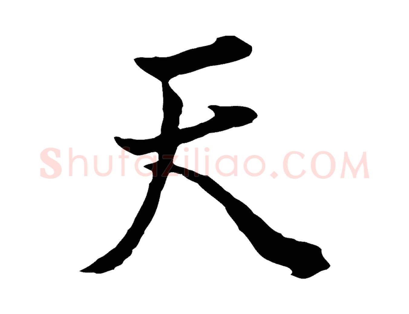 天毛笔行书写法,摘自明代董其昌邵康节先生自着无名公
