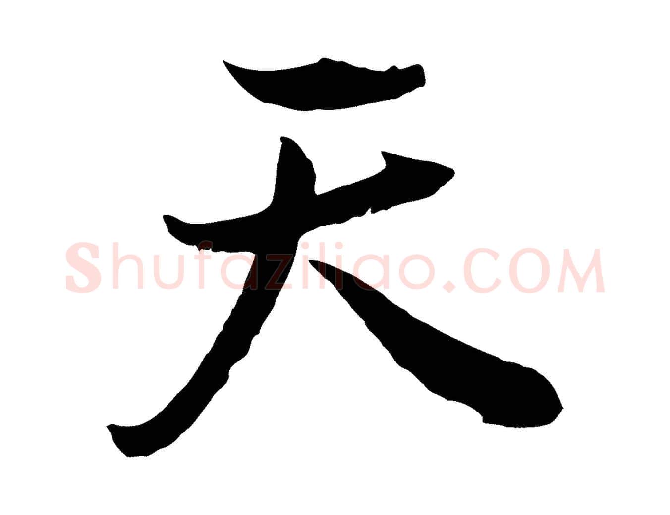 天毛笔行书写法,摘自明代董其昌邵康节先生自着无名公