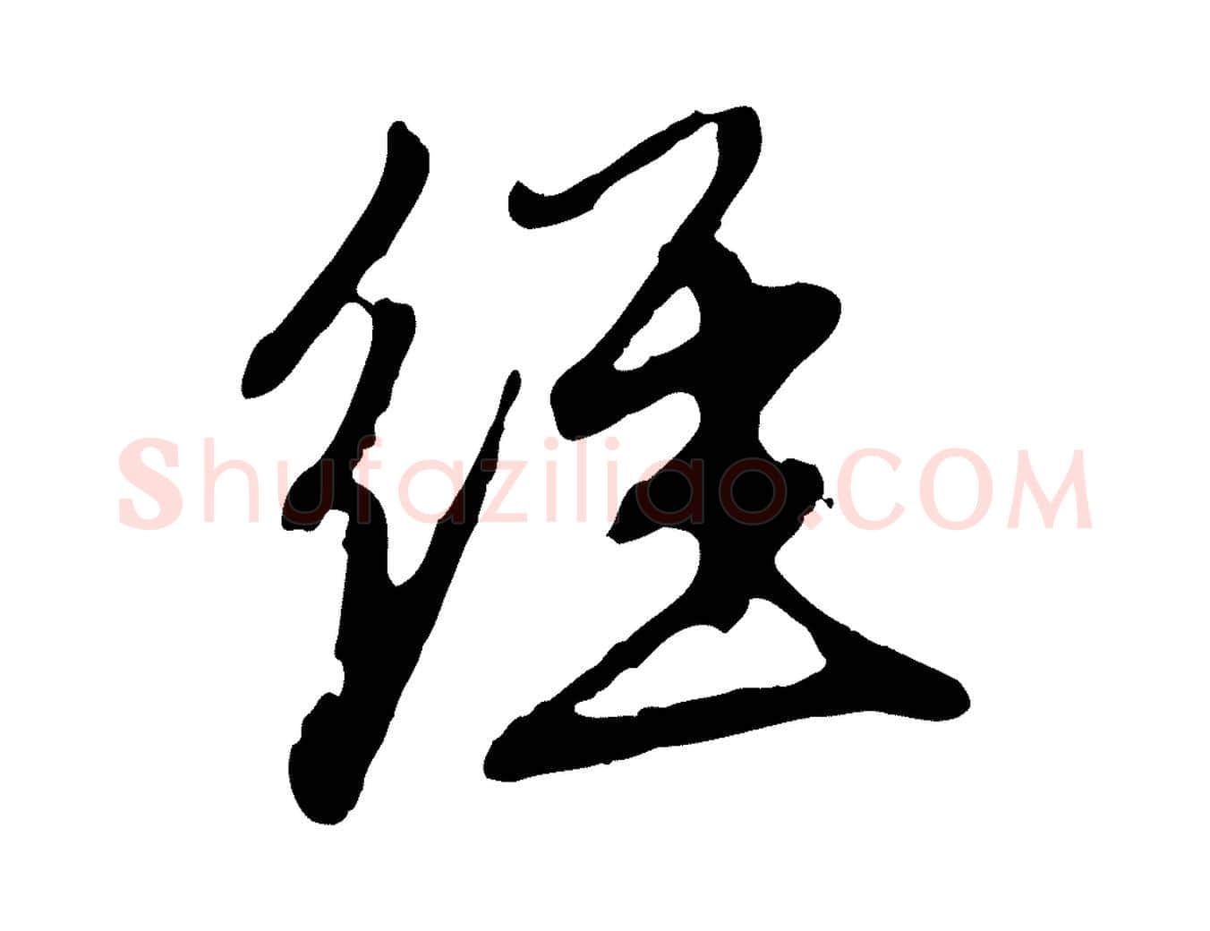 經毛笔行楷写法,摘自元代赵孟頫与中峰札