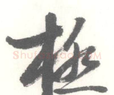 極字启功毛笔行书书法写法,摘自临苏轼手札